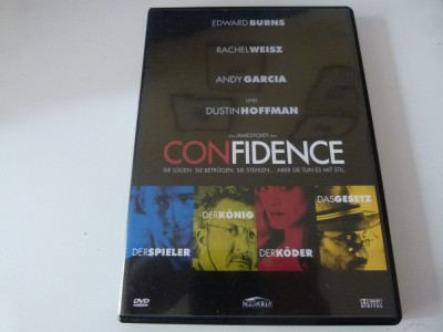 Confidence, dvd foto