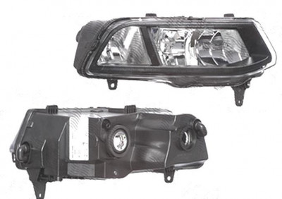 Proiector ceata Volkswagen Polo (6r), 05.2014-, fata, Dreapta, cu lumini de curbe; cu daytime running light; H8+W21W; foto