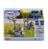 Locomotiva motorizata Thomas &amp; Friends - Thomas livreaza vopseaua