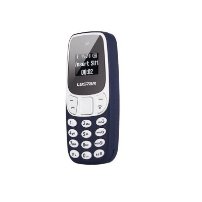 Telefon mobil, L8STAR, mini phone, bluetooth, Albastru foto