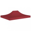 Gossi acoperis pentru cort de petrecere, visiniu, 4 x 3 m, 270 g/m2