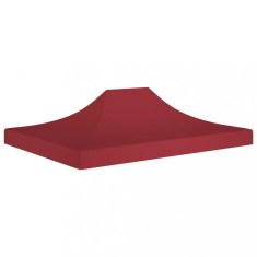 Gossi acoperis pentru cort de petrecere, visiniu, 4 x 3 m, 270 g/m2