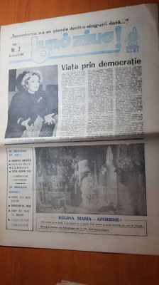 ziarul buna ziua 26 februarie 1990 anul 1,nr.2-istoria bacnotelor romanesti foto