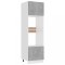 vidaXL Dulap de cuptor microunde gri beton 60x57x207 cm lemn prelucrat