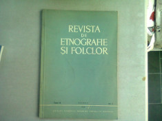 REVISTA DE ETNOGRAFIE SI FOLCLOR NR.5/1968 foto