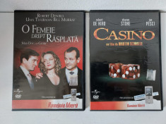 Lot 2 filme DVD cu Robert de Niro: Mad Dog and Glory si Casino foto