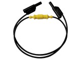 Cablu de masurare Mueller 20A, Mufa banana 4mm, Negru, 0.91m, Silicon