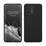 Husa Kwmobile pentru Motorola Edge 40 Neo, Negru, Silicon, KWM000022NV002C, Carcasa