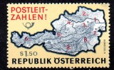 AUSTRIA 1966, Introducerea codurilor postale, serie neuzata, MNH