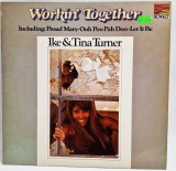 Ike &amp; Tina Turner - Workin&#039; Together NM / VG+ vinil LP disc Sunset Olanda