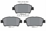 Set placute frana TEXTAR 2351002