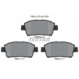 Set placute frana TEXTAR 2351002