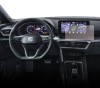 Folie Protectie Navigatie Seat Leon 5 doors 2020+, Duragon, protectie Display Navigatie, silicon Transparent, Anti-zgarieturi, kit instalare
