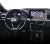 Folie Protectie Navigatie Seat Leon 5 doors 2020+, Duragon, protectie Display Navigatie, silicon Mat, Anti-zgarieturi, Anti-amprenta, kit instalare