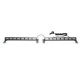 Set 2 lampi LED stroboscopice cu ventuze, 96W, 9-30V, 5 culori, 8 module 385x40x36mm
