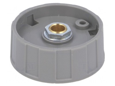 Buton Rotativ Gri ABS &amp;Oslash;6mm &amp;Oslash;40x15.5mm foto