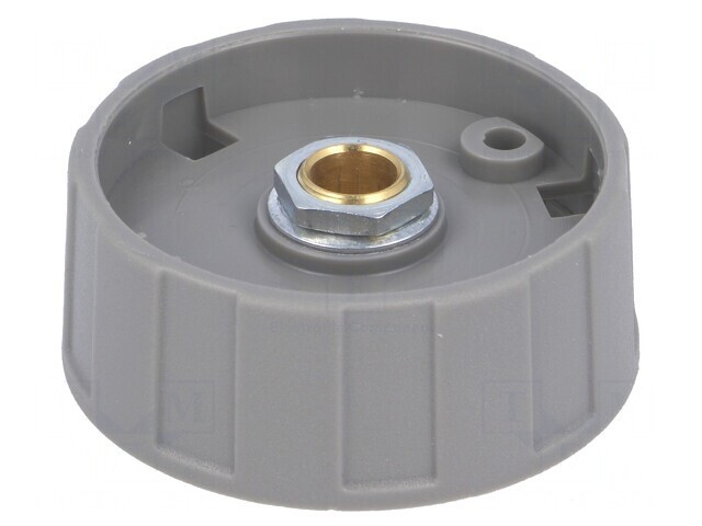 Buton Rotativ Gri ABS &Oslash;6mm &Oslash;40x15.5mm