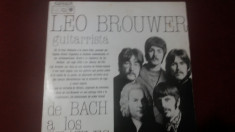 DISC VINIL LEO BROUWER GUITARRISTA DE BACH A LOS BEATLES foto