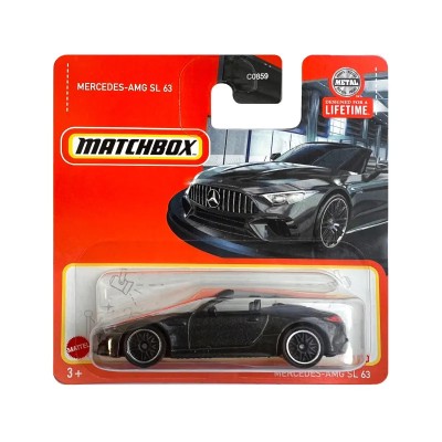 Mașinuță Matchbox Mercedes AMG SL 63, machetă auto, negru, 1:64 foto