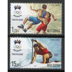 Moldova 2021 Mi 1167/68 MNH - Jocurile Olimpice de Vara. Tokyo 2020