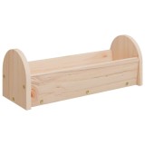 Cumpara ieftin Hranitor pentru fan de iepuri, 28x10x10 cm, lemn masiv brad