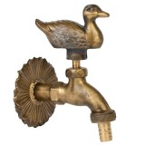 Robinet decorativ 1/2", dublu serviciu din alama si finisaj Rata