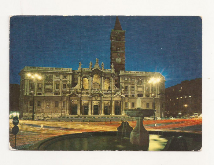 FA4 -Carte Postala- ITALIA - Roma, Basilica di S. Maria Maggiore, circulata 1976