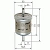 Filtru combustibil NISSAN MICRA II (K11) (1992 - 2003) BOSCH 0 450 905 326