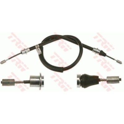 Cablu frana mana Peugeot 406 (8b) 08.95-01.05, 406 Break (8e/F) 10.96-10.04, 406 Coupe (8c) 03.97-02.05, Spate, Dreapta, TRW foto