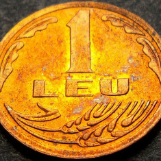 Moneda 1 LEU - ROMANIA, anul 1992 * cod 1116 E = UNC