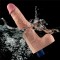 Vibrator Realistic Cu Testicule Real Softee, Natural, 25 cm