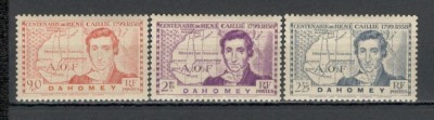 Dahomey.1939 100 ani moarte R.Caillie-explorator MD.14 foto