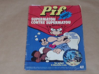 PIF GADGET Nr.343 SUPERMATOU CONTRE SUPERMATOU Lipsa pag.37-40. foto