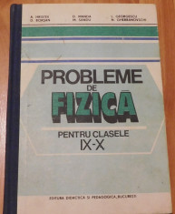 Probleme de fizica IX X de A. Hristev, D. Manda sa foto