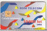 bnk card Cartela telefonica de colectie - P-04b 1995 10000 lei - Abstracta