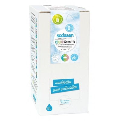 Detergent bio lichid color Sensitiv 5L SODASAN foto