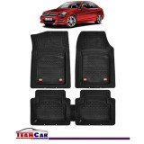 Covorase Auto TeamCar&reg; Tip Tavita Compatibile Mercedes-Benz C-Class W204 (2007&ndash;2014) Negru Material Rezistent, Cauciuc