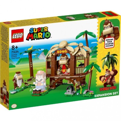 Lego super mario set de extindere casa din copac a lui donkey kong 71424 foto