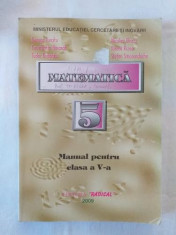 Matematica - Manual pentru clasa a V-a - Editura Radical 2004 foto