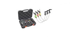 Set pescuit 3 swingere cu lant Carp Expert, cu penar, cu mufa jack foto
