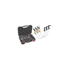 Set pescuit 3 swingere cu lant Carp Expert, cu penar, cu mufa jack