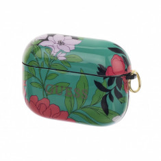 Husa Protectie Casti Guess Floral N.1 pentru Apple AirPods Pro, Multicolor GUACAPTPUBKFLO1