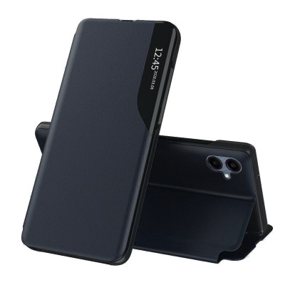 Husa Samsung Galaxy A06 Eco Leather View flip tip carte, albastru foto