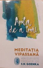 Arta de a trai meditatia vipassana foto