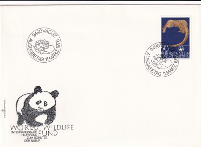FILATELIE TEMATICA - PLIC LIECHTENSTEIN TEMATICA FAUNA URS PANDA foto