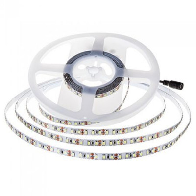 Banda LED, 120 led-uri smd/m, 6400 K, alb rece, lungime 5 m, cip samsung foto