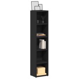 Cumpara ieftin Dulapuri CD-uri, 2 buc., negru, 21 x 16 x 93,5 cm, PAL