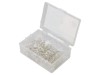 Set 50 LED-uri THT 5mm Alb Rece 3-15V 7,5mA cu Cutie Plastic, Optosupply
