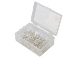 Set 50 LED-uri THT 5mm Alb Rece 3-15V 7,5mA cu Cutie Plastic, Optosupply