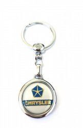 Breloc Premium metal inoxidabil compatibil Chrysler multicolor foto